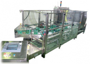Automatic sleeve wrapping machine / continuous-motion / for bricks / bottle - TSi