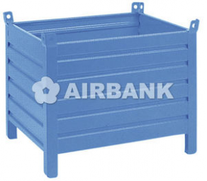 Stackable container / handling / sheet metal / lightweight - max. 1 000 kg 