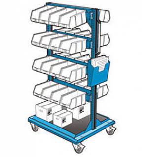 Container cart - 32" x 27" x 59¼" | WMA1012