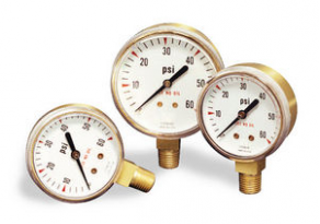 Pressure gauge / Bourdon tube / stainless steel - max. 10 000 psig