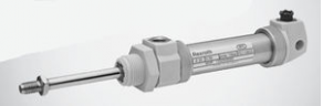 Pneumatic cylinder / single-action / miniature - Ø 8 - 25 mm, 2.5 - 10 bar, max. 25 mm | ICM series