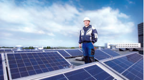 Polycrystalline photovoltaic solar panel / roof-mount - Suntub®