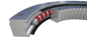 Ball slewing ring / internal-toothed