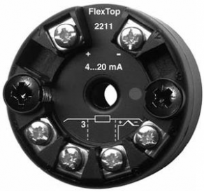 Galvanically isolated temperature transmitter - -270 ... +2 300 °C | FlexTop 2211