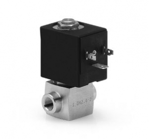 Poppet solenoid valve / 2/2-way / direct-acting / stainless steel - ø 1.5 - 4 mm, max. 25 bar, 0.08 - 0.28 l/min | CFB series