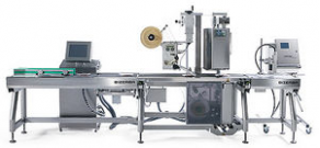 Automatic labeler / for flat products - 55 - 150 p/min | GLM-I maxx series
