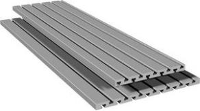 Aluminum profile - 250 x 20 - 375 x 20 mm | PT 50