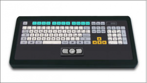 105-key keyboard / with pointing device / industrial - KT-105-T-02