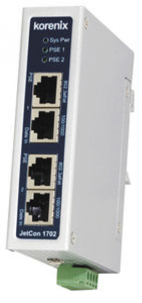 Managed Ethernet switch / PoE / industrial / gigabit - JetCon 1702