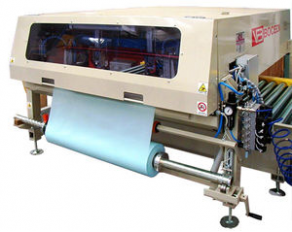 Turntable stretch wrapper / automatic / with top sheet applicator
