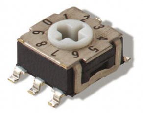 Rotary switch / low-profile / DIP - RTE