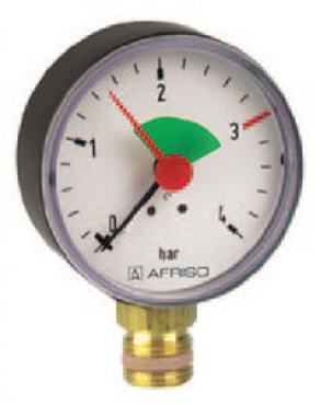 Pressure gauge / Bourdon tube / corrosion-resistant - 50 - 100 mm, max. 25 bar 