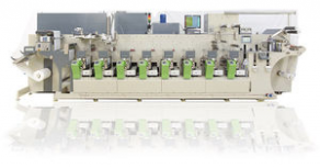 Flexographic printing machine / one color / with touchscreen controls - max. 180 m/min, 370 mm | MX