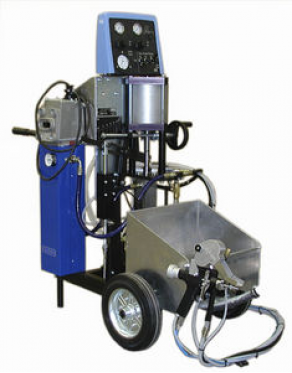 Resin mixer-dispenser / with piston pump - IPGLS-24/HV