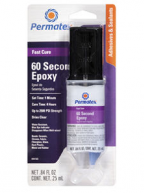 Epoxy adhesive - 1 min, max. 2 500 psi | Permatex® PermaPoxy&trade; 1