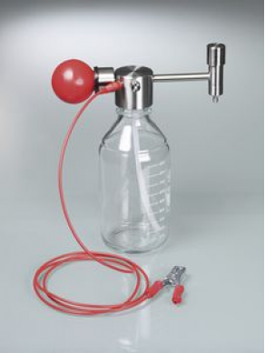 Operated pump for solvents / manual