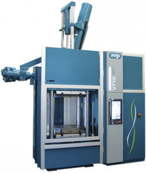 Vertical injection molding machine / hydraulic / for rubber parts - V710