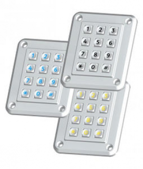 Vandal-proof keypad / for access control - S series