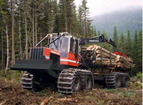 Forestry forwarder - 2x4x series