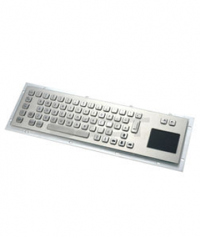 Stainless steel keyboard / with touchpad / industrial - IP65 | ZT599
