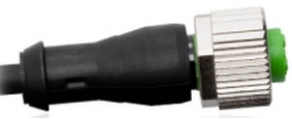 Circular connector / straight / female / M12 - max. 80 mm | K14.00.