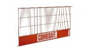 Edge protection barrier / steel mesh - 2 599 x 1 150 mm, EN 13 374 | 3203