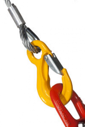 Lifting hook with eye / with safety latch - 1 100 - 15 500 kg | 13014 series