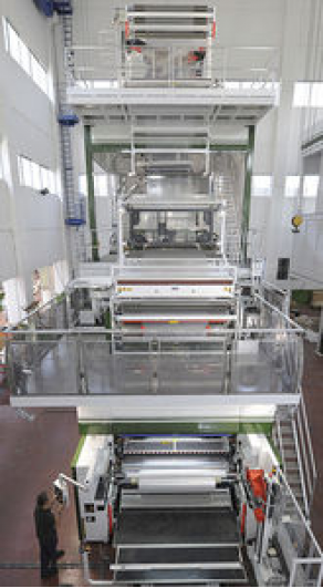 Blown film coextrusion line / multilayer / 3 layers - max. 800 kg/h | COEX flex® 3