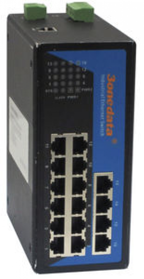 Industrial Ethernet switch / managed / Ethernet / 16 ports - FCC, CE, RoHs | IES6116L-P(12/48VDC)