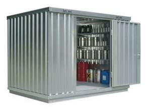 Security storage container for hazardous products - 3050 x 2170 x 2310 mm