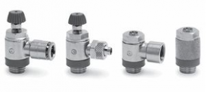 Unidirectional valve / bi-directional / needle / flow-control - ø 1.5 - 12 mm, 1 - 10 bar, M5 - G1/2 | xCU, xVU, xCO series