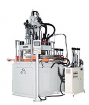 Vertical injection molding machine / hydraulic / for liquid silicone rubber / LSR - V4-SD-LSR series