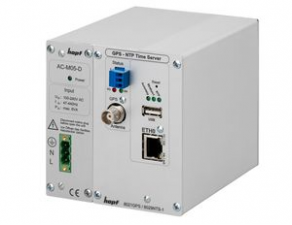 DIN rail mount NTP server Network Time Protocol / IP30 - 8029NTS/GPS