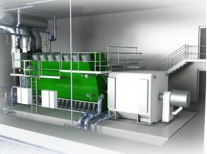 Emergency generator set / diesel / for nuclear applications