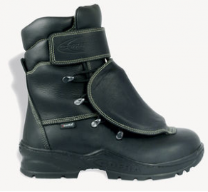 Steel toe-cap safety boots / thermally insulated / nitrile rubber / leather - FOUNDRY