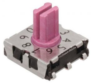 Rotary switch / coded - 2.5 x 7 x 7 mm | P25SMJ