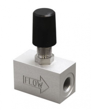 Needle valve / flow-control / for liquids / for gas - 1/4", max. 10 bar, max. 1.3 ln/min | NV-013-HR