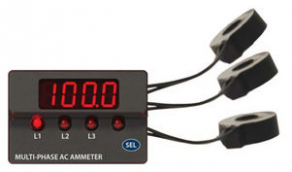 Digital ammeter / three-phase - 0 - 1 00 A | ACM3P-4-AC1-B-C