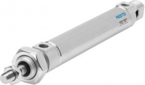 Pneumatic cylinder / single-action / round - DSNU-PPS