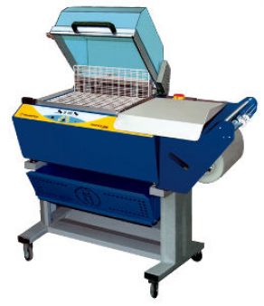 Packaging machine with heat shrink film / bell type / semi-automatic - 320 x 550 x 200 mm, 4 - 6 p/min | Dibipack 4255 EV