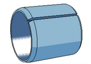 Self-lubricated plain bearing / composite / filament-wound