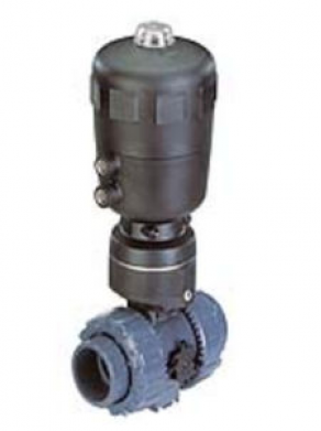 Ball valve / pneumatically-actuated - DN 10 - 50, max. 16 bar | 2658 series