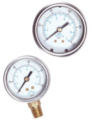 Pressure gauge / liquid filled Bourdon tube - max. 3 000 psi | PGUF series