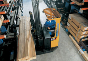 Side seated-position reach truck / electric / for warehouses / 4-wheel - max. 2 500 kg | NRM20-25K