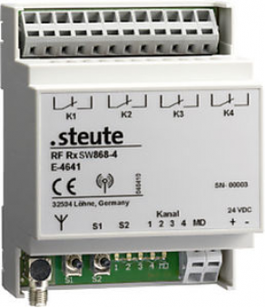 Radio receiver - max. 6 A, 868.3 MHz | RF Rx SW868-4W