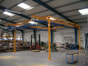 Suspended overhead traveling crane / free-standing - LR170