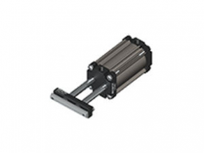 Pneumatic actuator / linear / guided / double - 660 - 754 N, 30 - 50 mm | OFB series