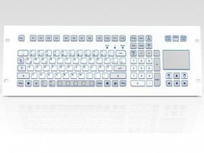 Keyboard with touchpad / rack-mounted / IP65 / industrial - IP65 | TKS-105c-TOUCH-FP-4HE