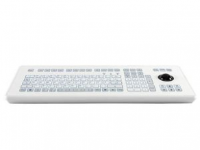 105-key keyboard / with trackball / robust / dust-proof - IP65 | TKS-105c-TB38-KGEH