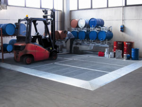 Flooring system polyethylene / steel / eco-friendly - max. 2 900 x 1 900 mm | ECO 29.19